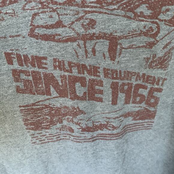 The North Face Graphic T-Shirt Men's Fine Alpine Equipment Short Sleeve Gray XXL - Picture 8 of 13
